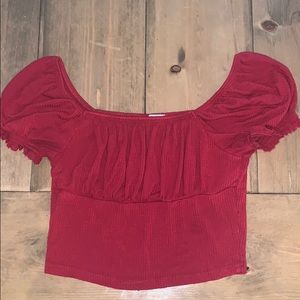 GARAGE milkmaid top